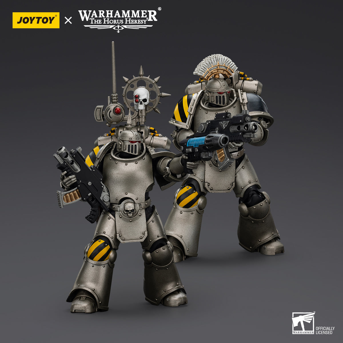 JOYTOY  Warhammer  1/18  Action Figure lron Warriors MKlll Tactical Sergeant and  Legionary