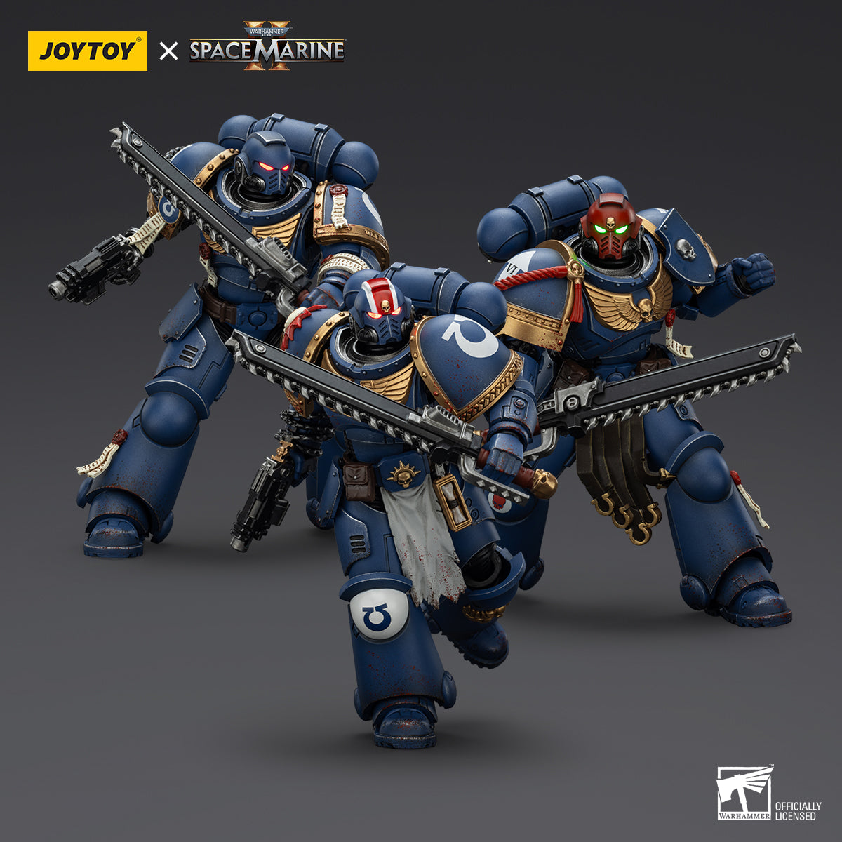 [IN STOCK] JOYTOY Warhammer 40K 1/18 Action Figure Ultramarines Titus-Collectors Edition Calgar Anime Military Model Toys Gifts
