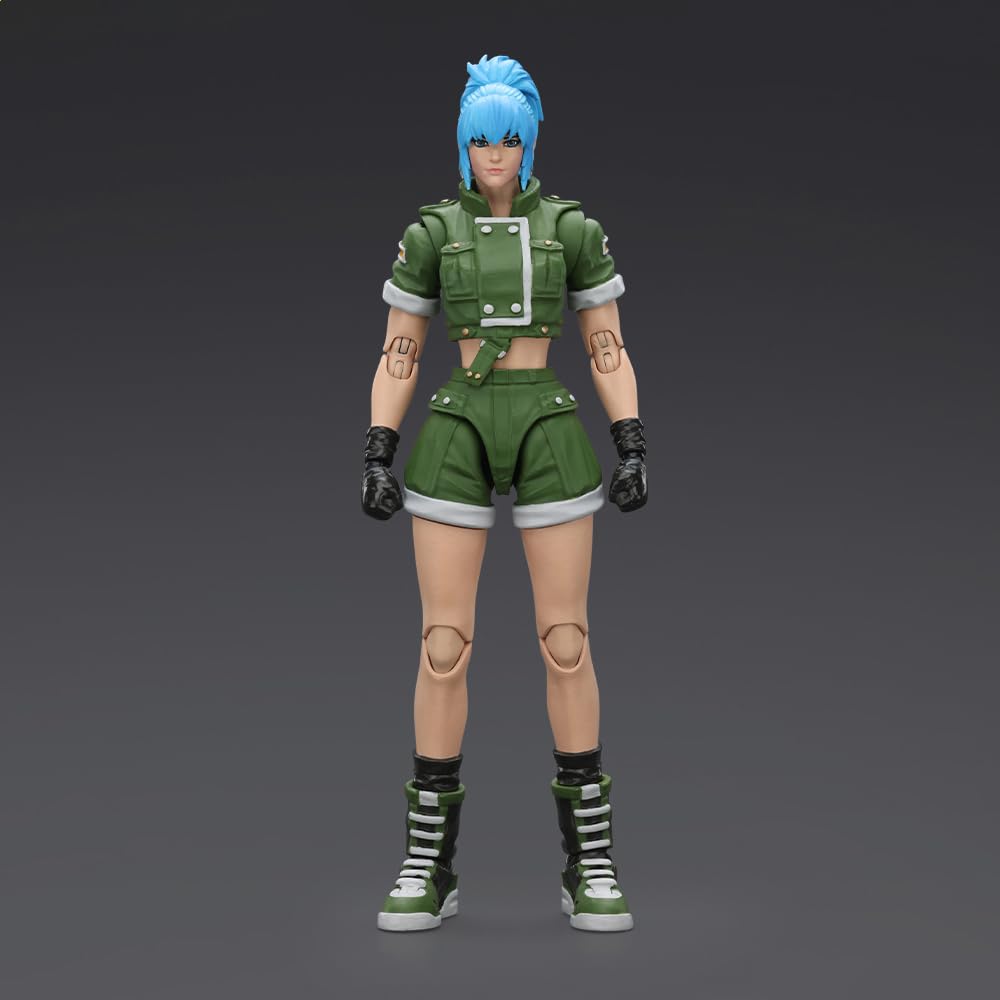 JOYTOY SNK 1/18 Action Figure KOF'98UM Ikari Warriors Team Leona Heidern Collection Model Birthday Gift Pre Order