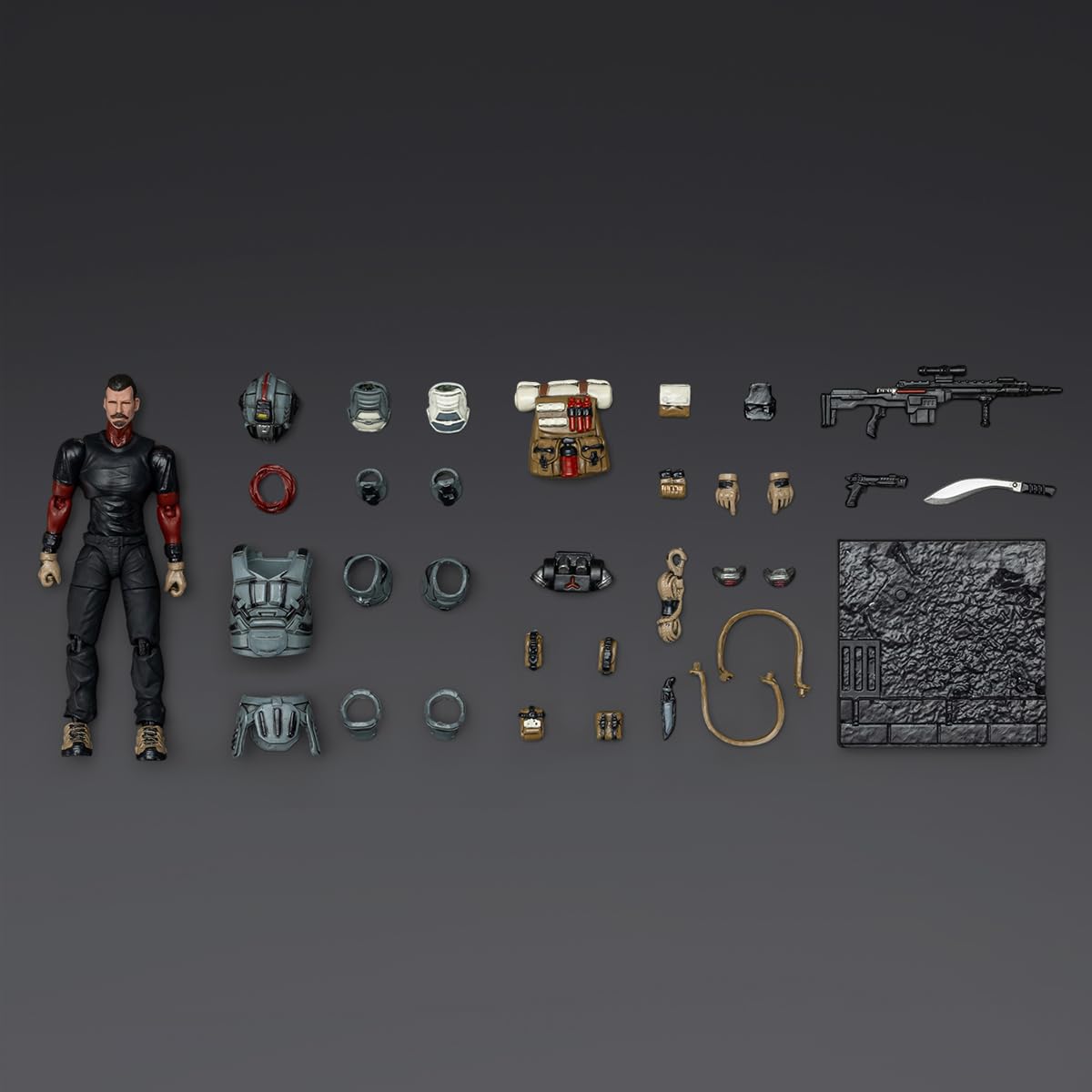 JOYTOY Action Figure 1/25 Dark Source Steel Ride Corps Designated Marksman Ethan Models Birthday Gifts Pre-Order