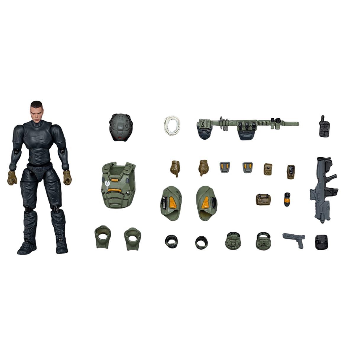 JOYTOY Dark Source Action Figure 1/25 APOC Series Storm Tempestus Fire Support Type Mecha Pilot Collection Models Birthday Gifts JT01680