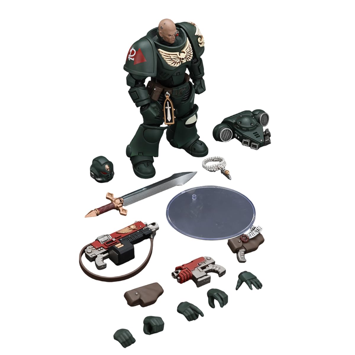 JOYTOY Warhammer 40,000 1/18 Action Figure Dark Angels Intercessors Brother Nadael Collection Models Birthday Gifts 15Age+ Pre-Order