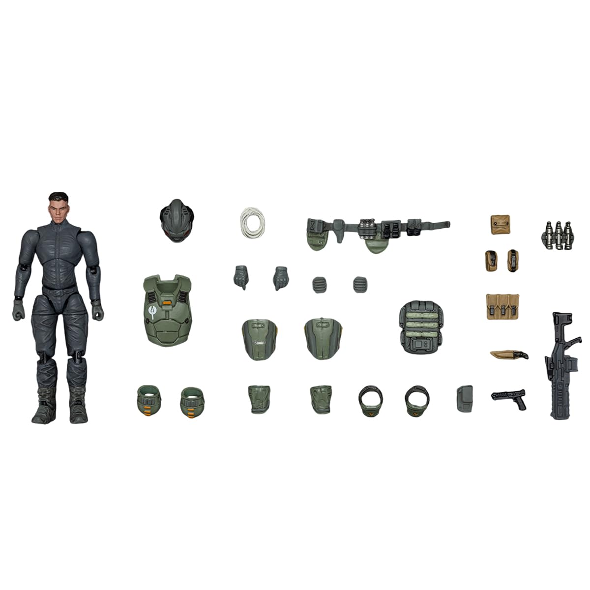JOYTOY Dark Source Action Figure 1/25 APOC Series Bedrock Standard Combat Type Mecha Pilot Collection Models Birthday Gifts JT01673