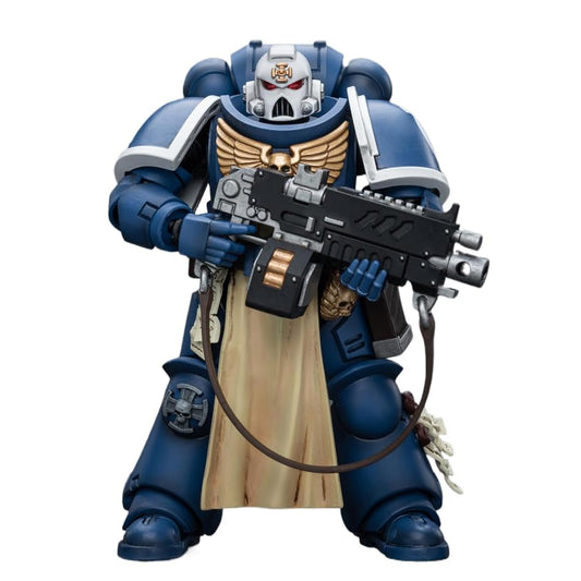 JOYTOY Warhammer 40,000 1/18 Action Figure Ultramarines Sternguard Veteran with Bolt Rifle Collection Model 15Age+ Birthday Gifts
