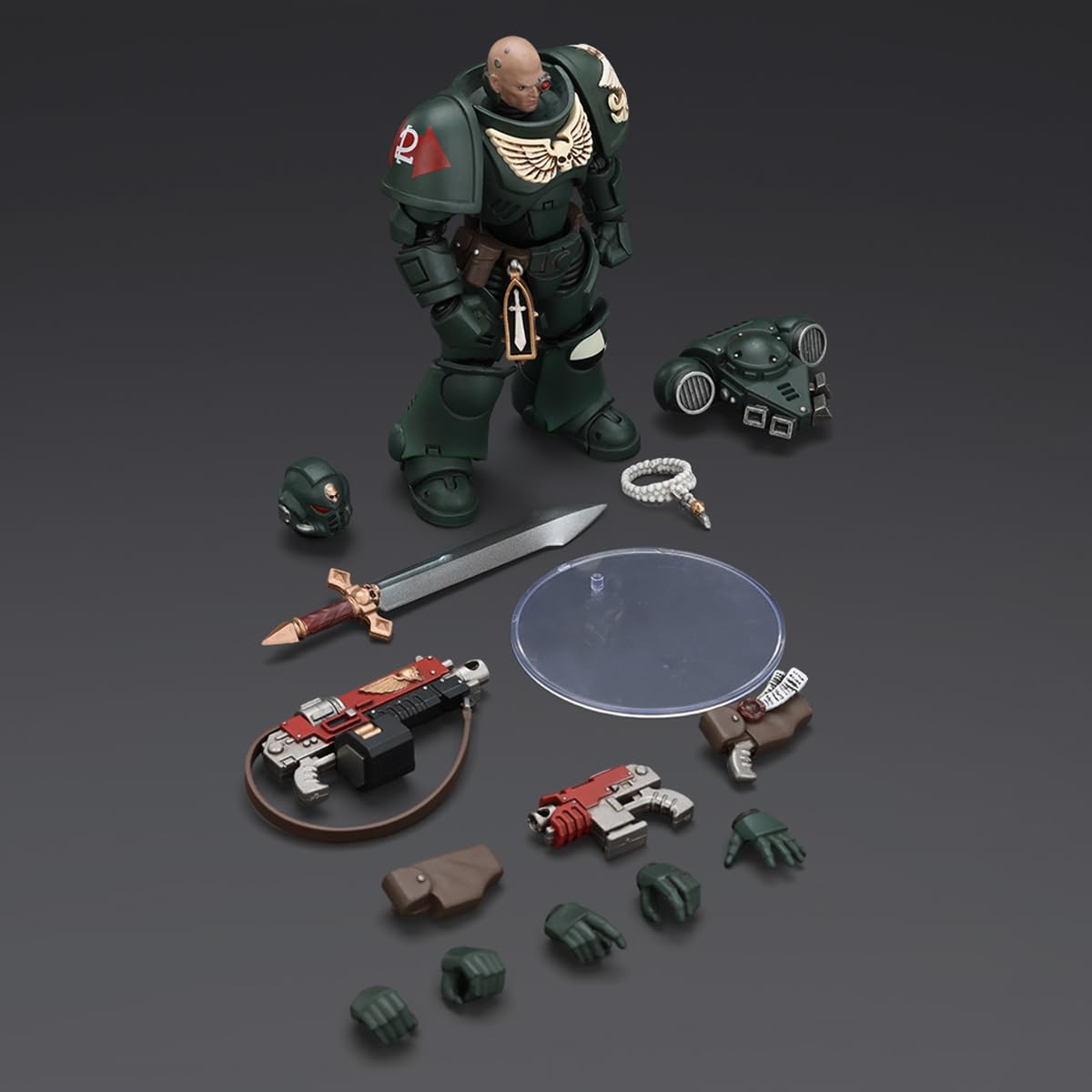 JOYTOY Warhammer 40,000 1/18 Action Figure Dark Angels Intercessors Brother Nadael Collection Models Birthday Gifts 15Age+ Pre-Order