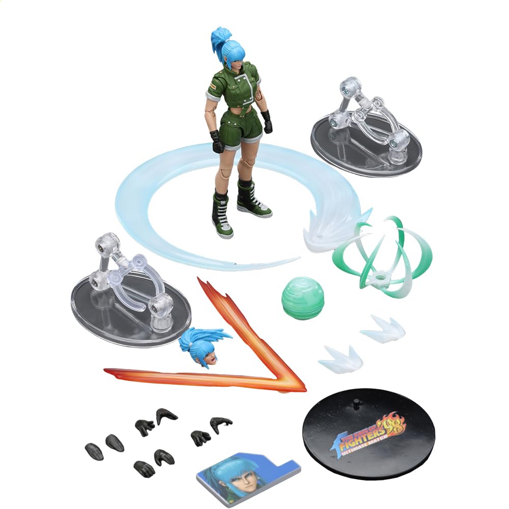 JOYTOY SNK 1/18 Action Figure KOF'98UM Ikari Warriors Team Leona Heidern Collection Model Birthday Gift Pre Order