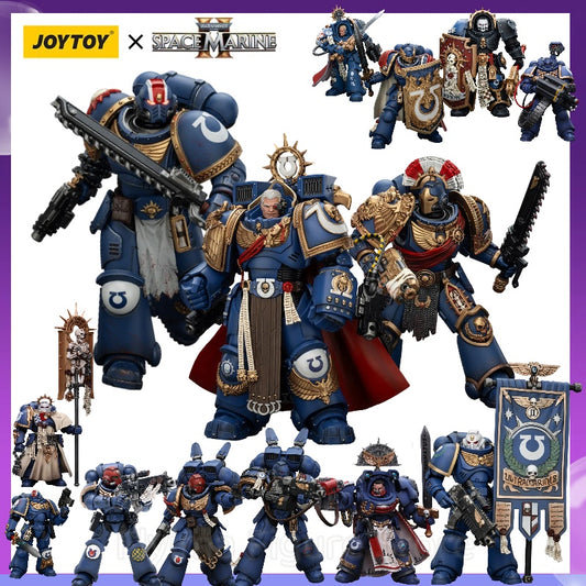 [IN STOCK] JOYTOY Warhammer 40K 1/18 Action Figure Ultramarines Titus-Collectors Edition Calgar Anime Military Model Toys Gifts