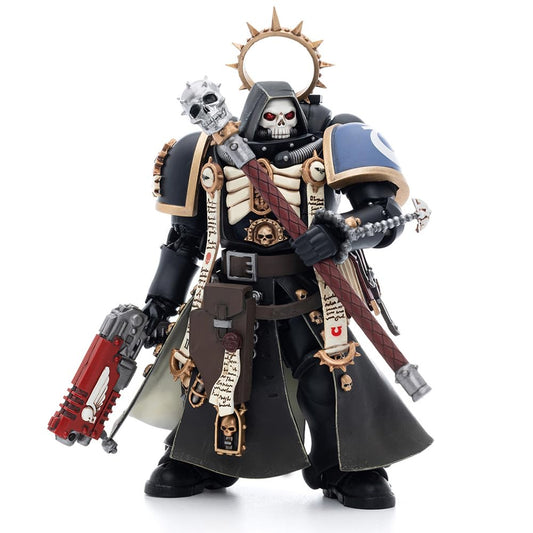 JOYTOY Warhammer 40,000 1/18 Action Figure Ultramarines Primaris Chaplain Brother Varus Collection Model Birthday Gifts