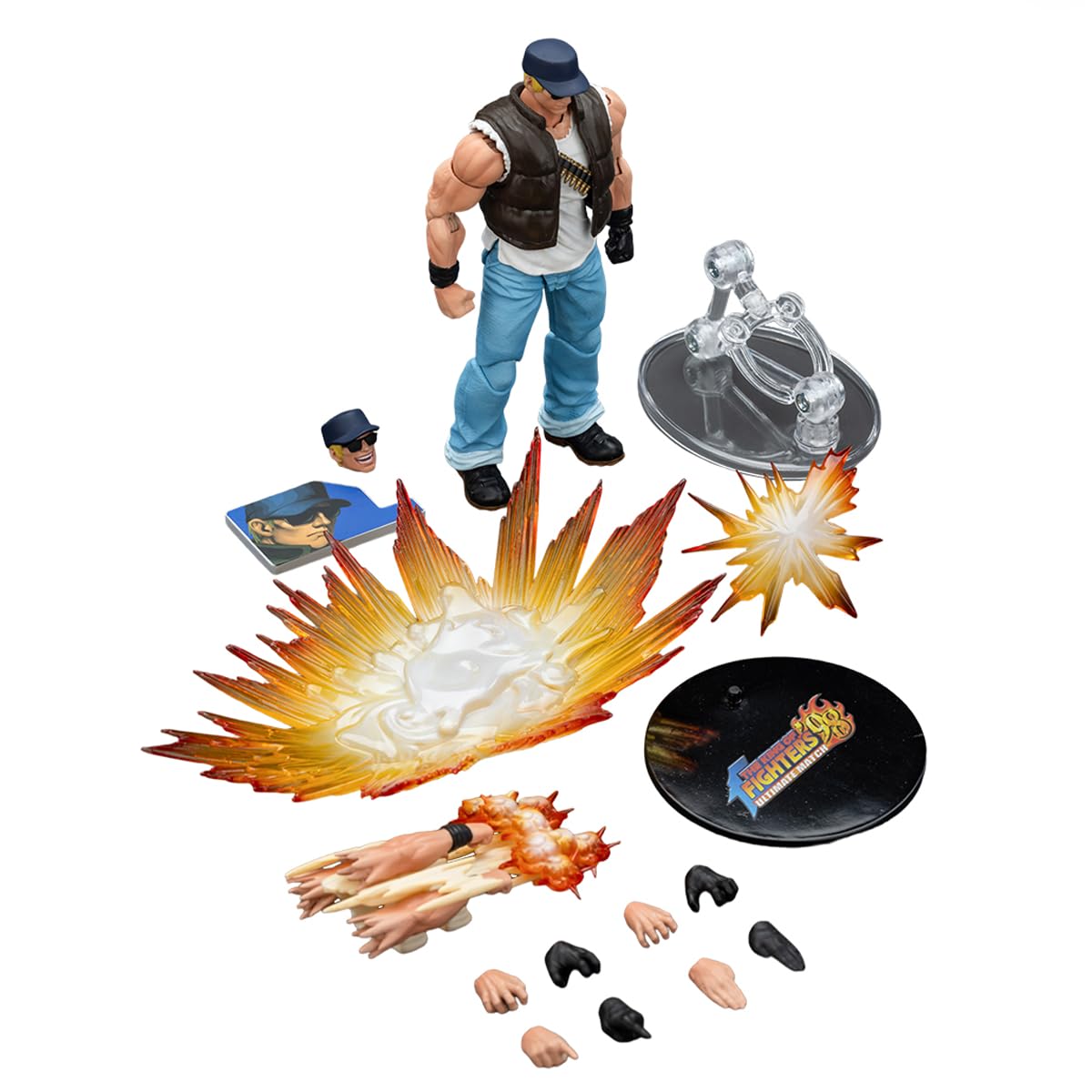 JOYTOY SNK 1/18 Action Figure KOF'98UM Ikari Warriors Team Clark Still Collection Model Birthday Gift Pre Order