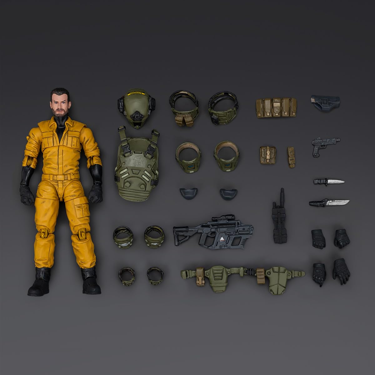 JOYTOY Action Figure 1/18 Dark Source Stellar Scar Assault Team Firesulfur Collection Models Birthday Gifts Pre-Order