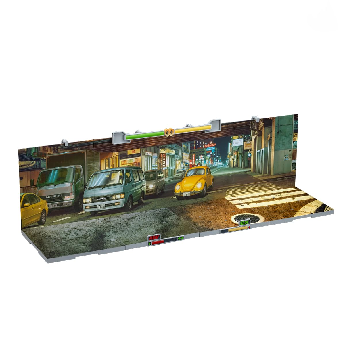 JOYTOY SNK 1/18 Action Figure KOF'98UM Stage Base-Japan Street Collection Model Birthday Gift Pre Order