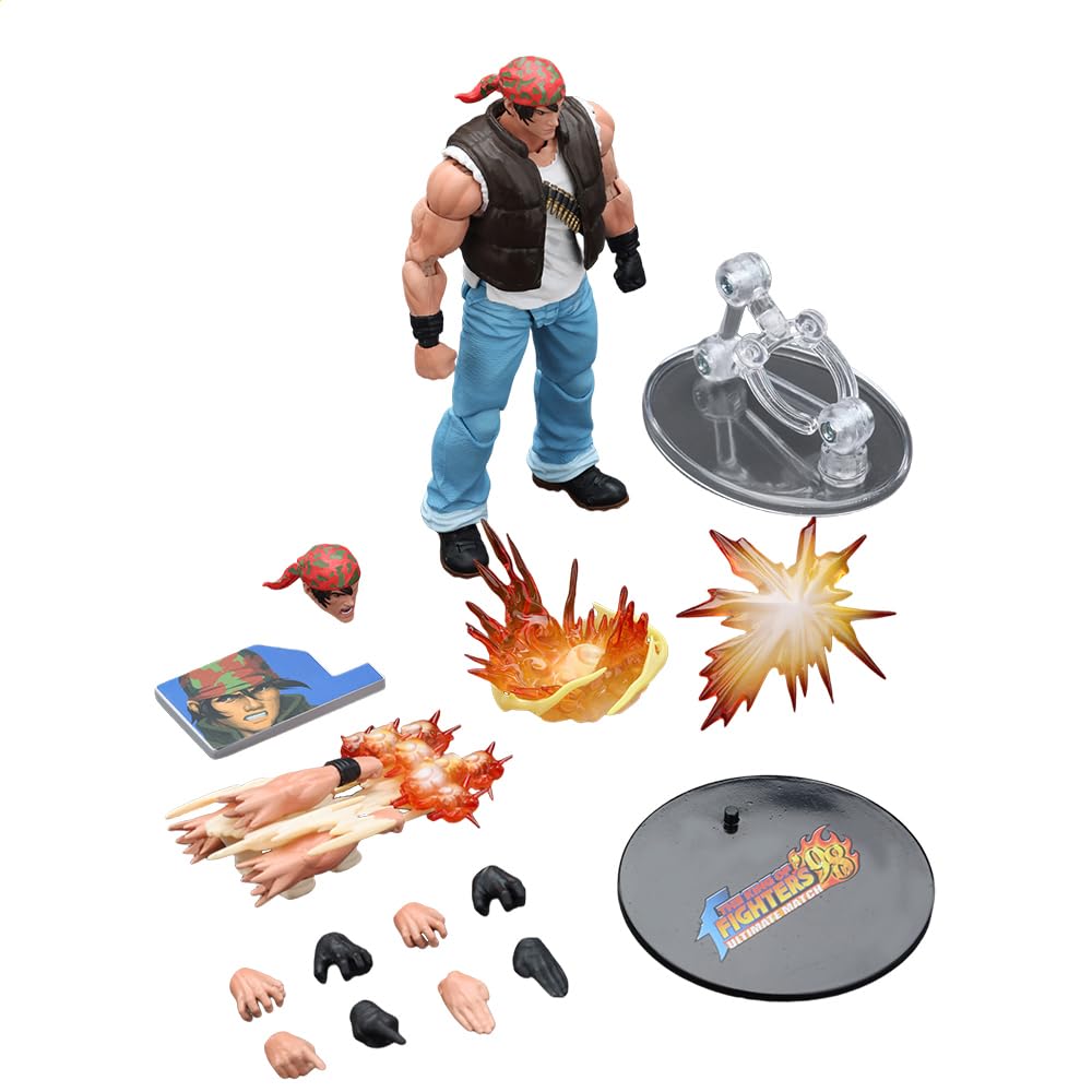 JOYTOY SNK 1/18 Action Figure KOF'98UM Ikari Warriors Team Ralf Jones Collection Model Birthday Gift Pre Order