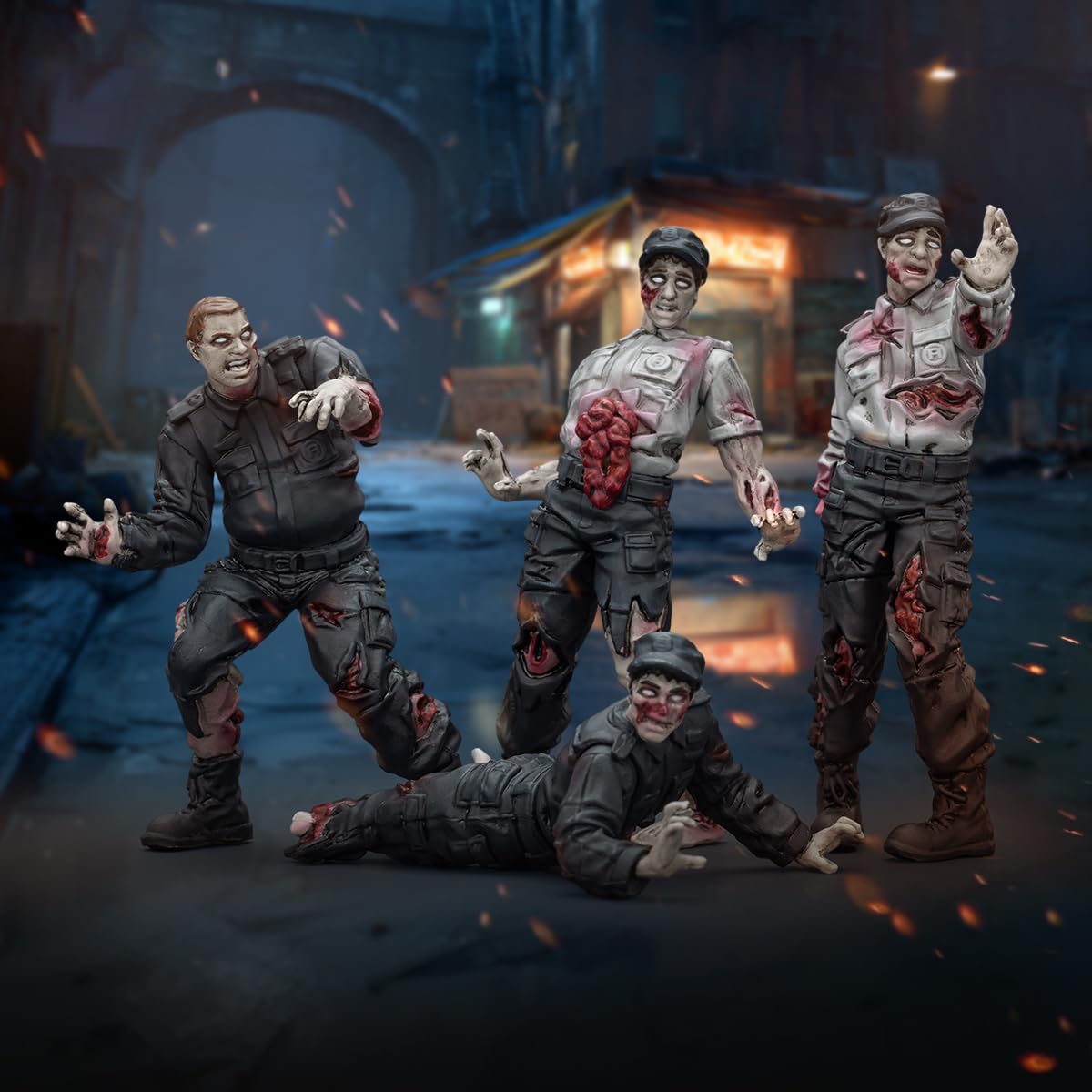 JOYTOY Dark Source 1/18 Action Figure Dark Source Zombie Figure Security Guards Collection Model Birthday Gifts Pre-Order JT01543