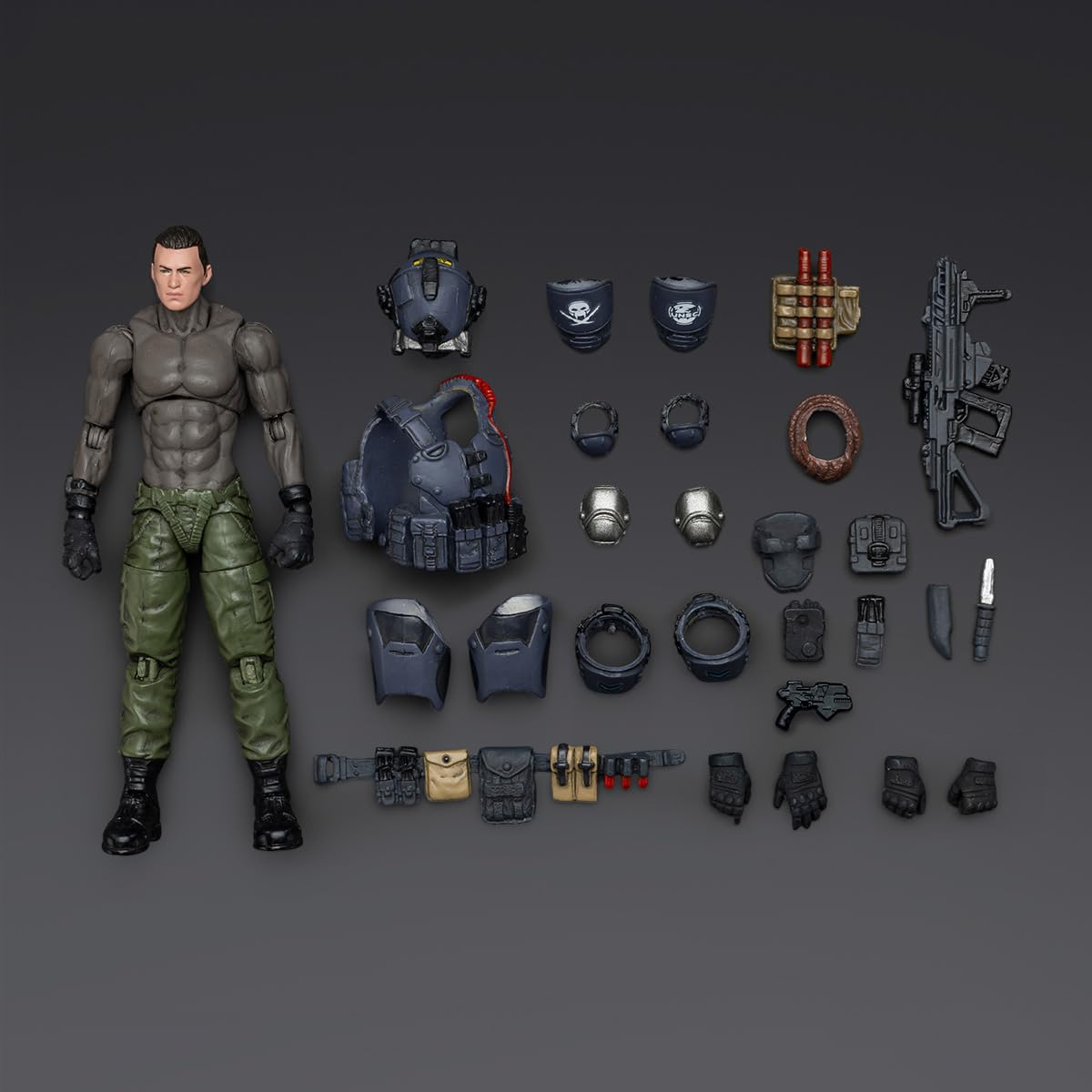 JOYTOY Action Figure 1/18 Dark Source Stellar Scar Assault Team Ghostmanganese Collection 15Age+ Models Birthday Gifts Pre-Order