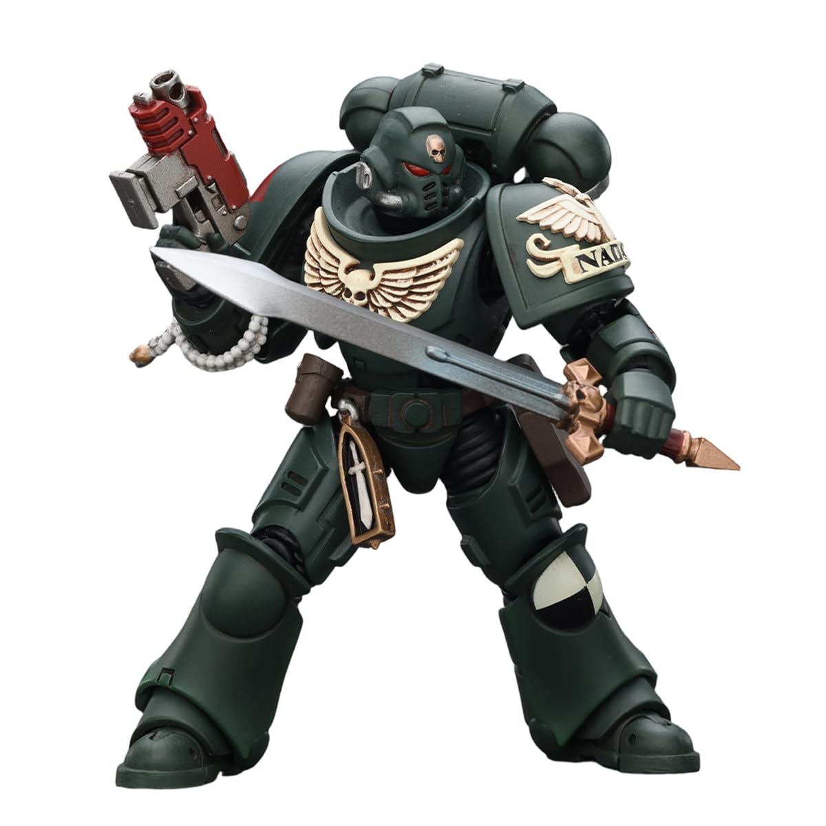 JOYTOY Warhammer 40,000 1/18 Action Figure Dark Angels Intercessors Brother Nadael Collection Models Birthday Gifts 15Age+ Pre-Order