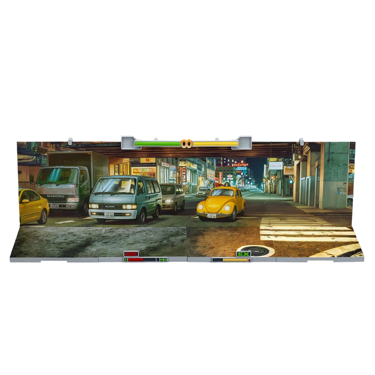 JOYTOY SNK 1/18 Action Figure KOF'98UM Stage Base-Japan Street Collection Model Birthday Gift Pre Order