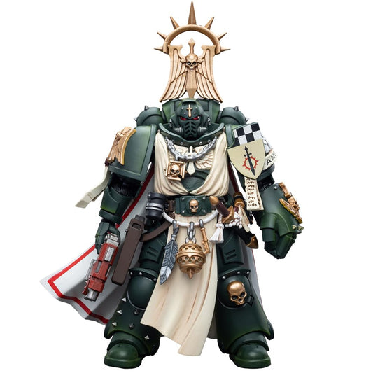 JOYTOY Warhammer 40K 1/18 Action Figure Dark Angels Master with Power Fist Collection Model 4.1-Inch