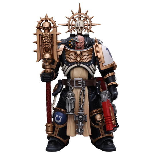 JOYTOY Warhammer 40K 1/18 Action Figure Ultramarines Chaplain Indomitus Collection Anime Model Gift