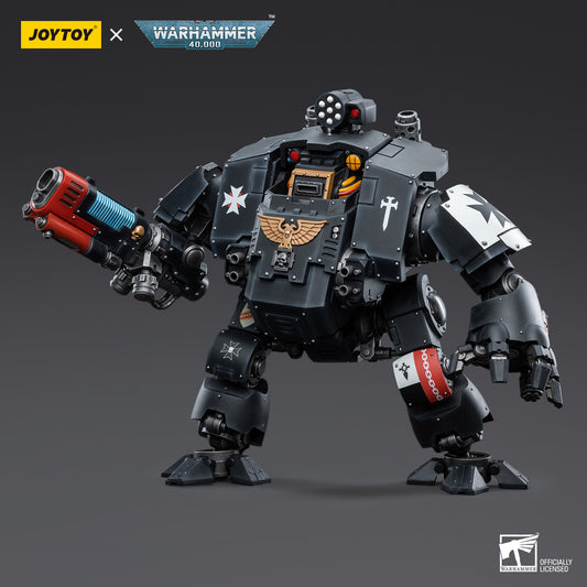 [IN STOCK]JOYTOY Warhammer 40K Action Figure 1/18 Black Templars Redemptor Dreadnought