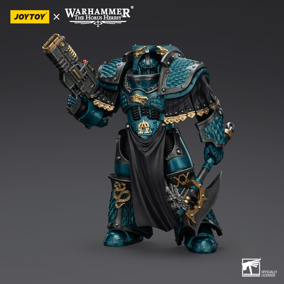 [IN STOCK]JOYTOY Warhammer 40K Action Figure 1/18 Alpha Legion Lernaean Terminator with Volkite Charger