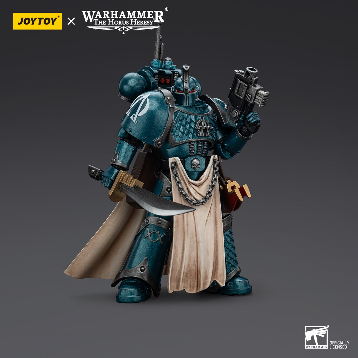 [IN STOCK]JOYTOY Warhammer 40K Action Figure 1/18 Alpha Legion Legion Praetor with Power Sword