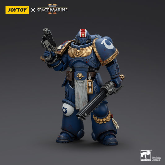 [IN STOCK]JOYTOY Warhammer 40K Action Figure 1/18 Ultramarines Lieutenant Titus-Collectors Edition