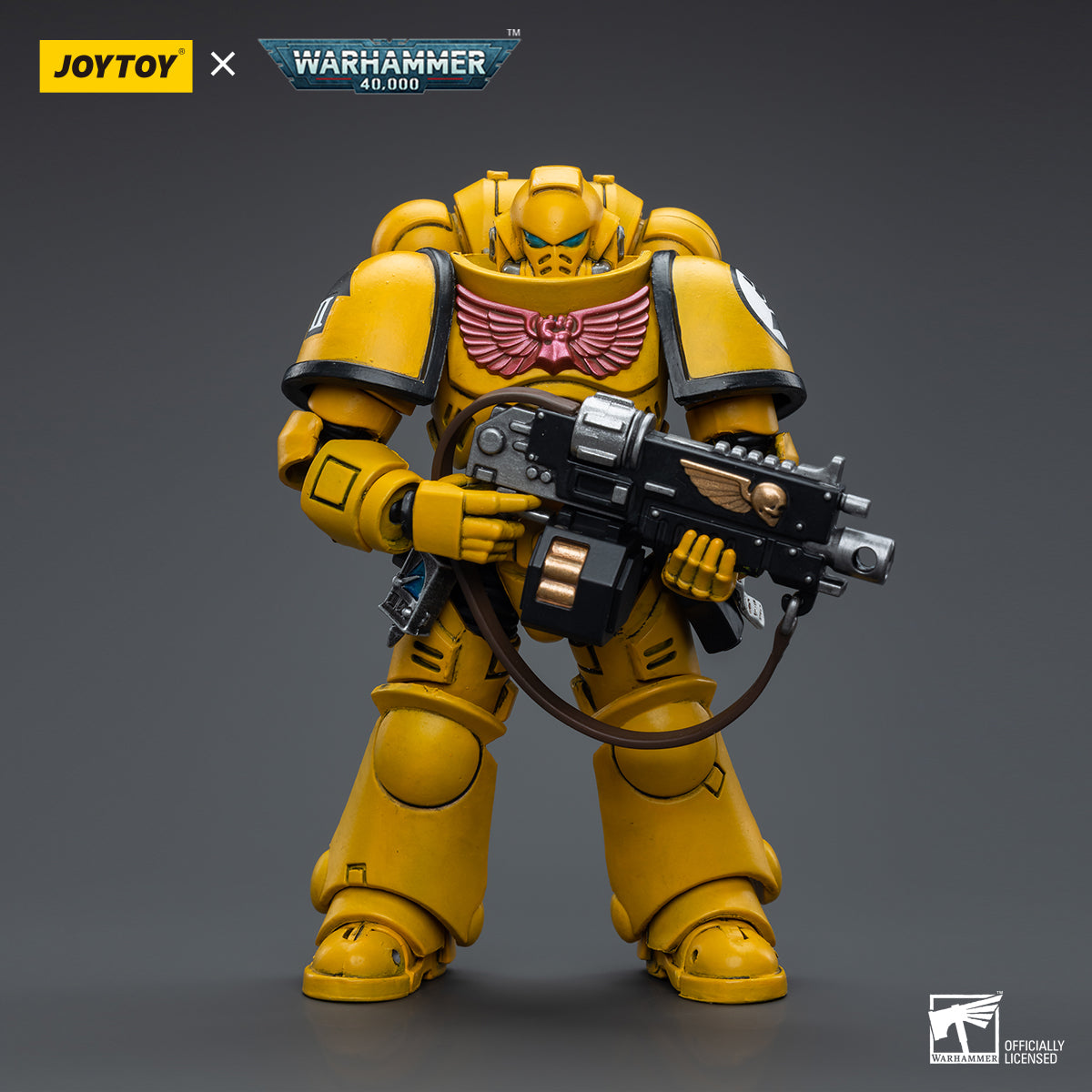 JOYTOY Action Figure 1/18 Imperial Fists Intercessors Model Birthday Gifts 