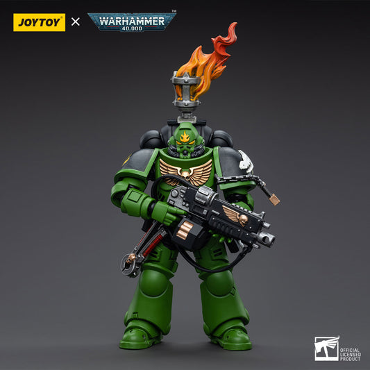 JOYTOY Action Figure 1/18 Salamanders Intercessors Sergeant Tsek'gan Model Birthday Gifts 
