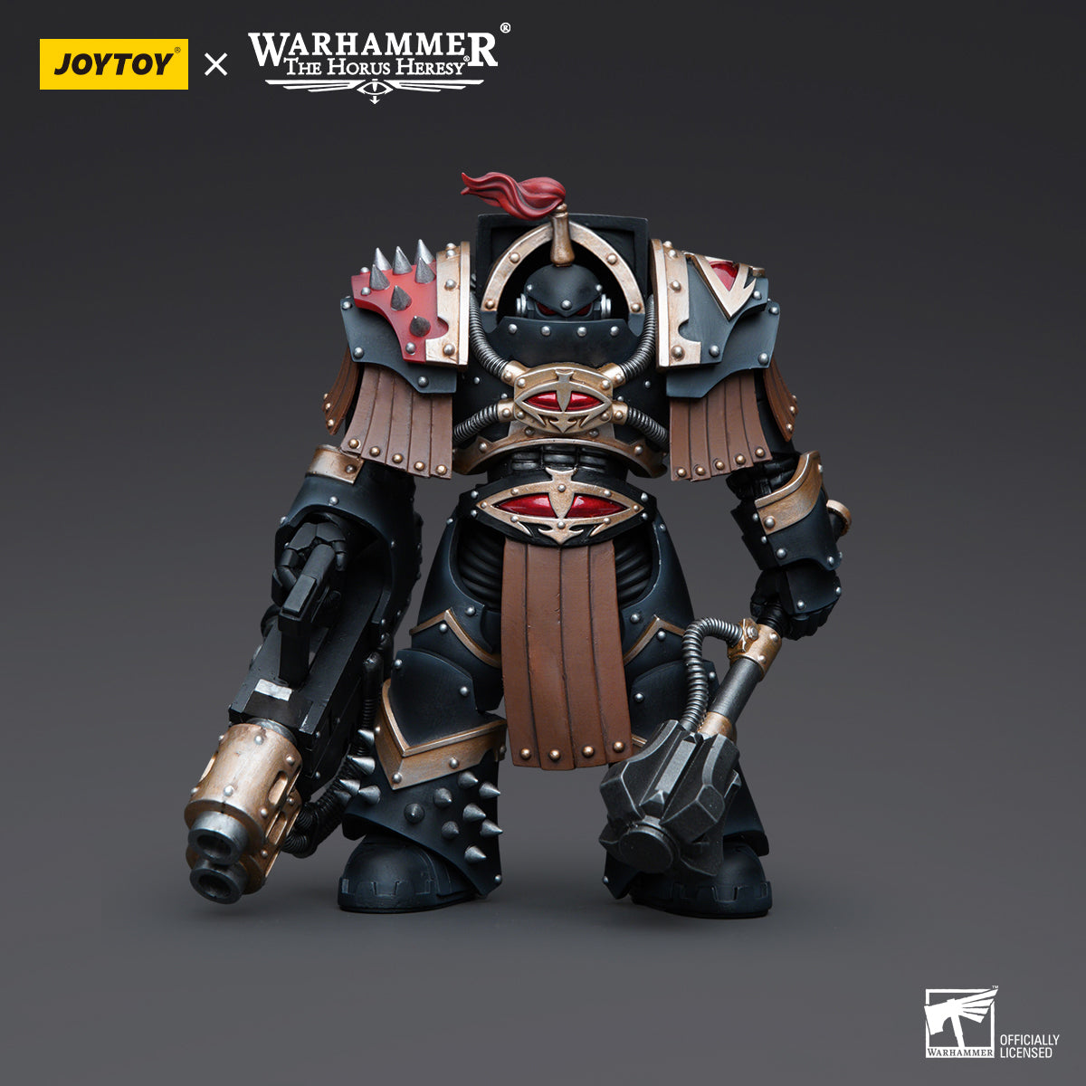 JOYTOY Action Figure 1/18 Sons of Horus Justaerin Terminator Squad Justaerin with Multi-melta and Power MauL Model Birthday Gifts 