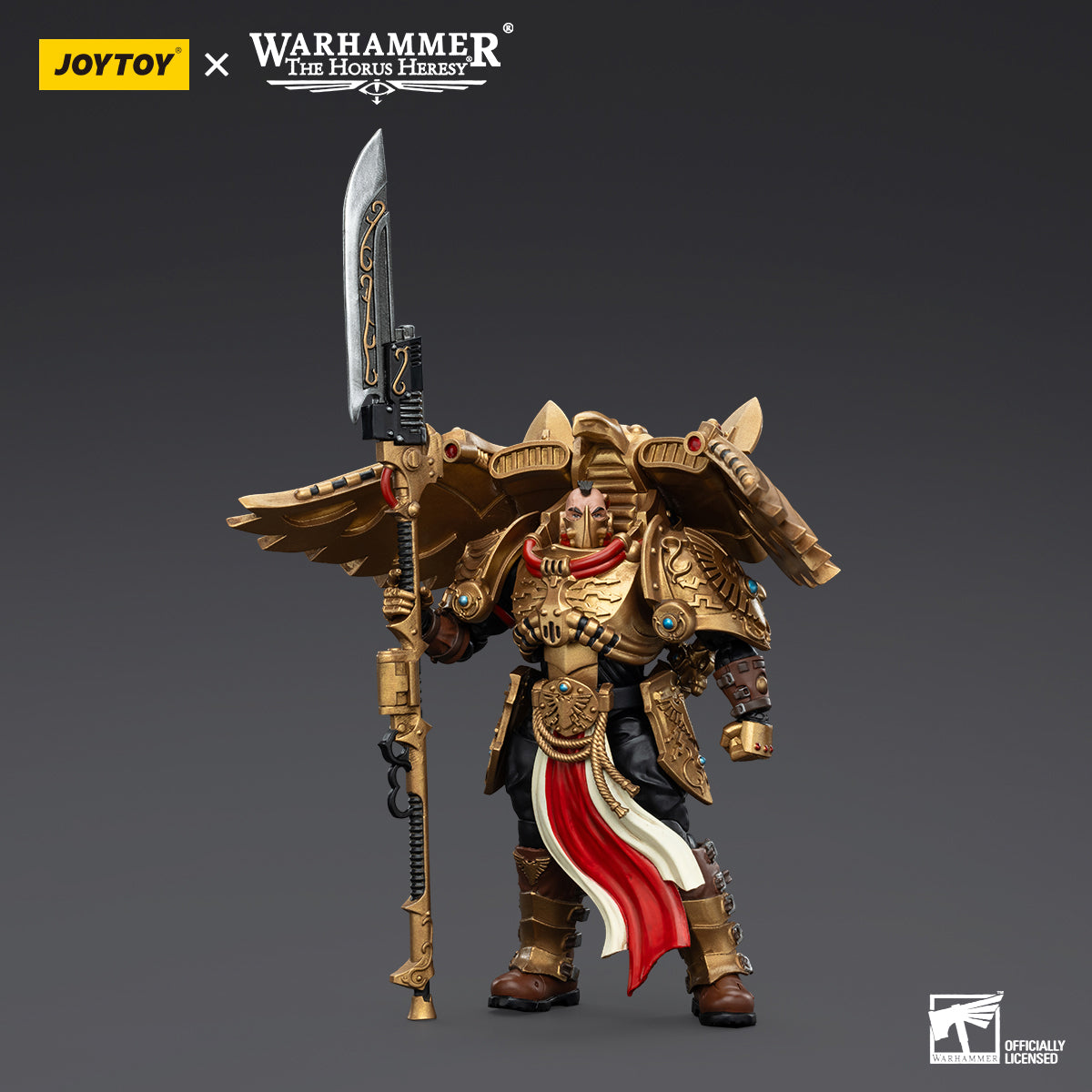 JOYTOY Action Figure 1/18 Legio Custodes Custodian Venatari Squad Venatari with Venatari Lance Model Birthday Gifts 