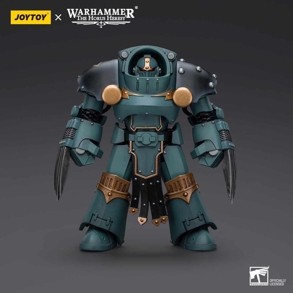 JOYTOY Action Figure 1/18 Sons Of Horus Tartaros Terminator Squad Terminator With Lightning Claws Model Birthday Gifts 