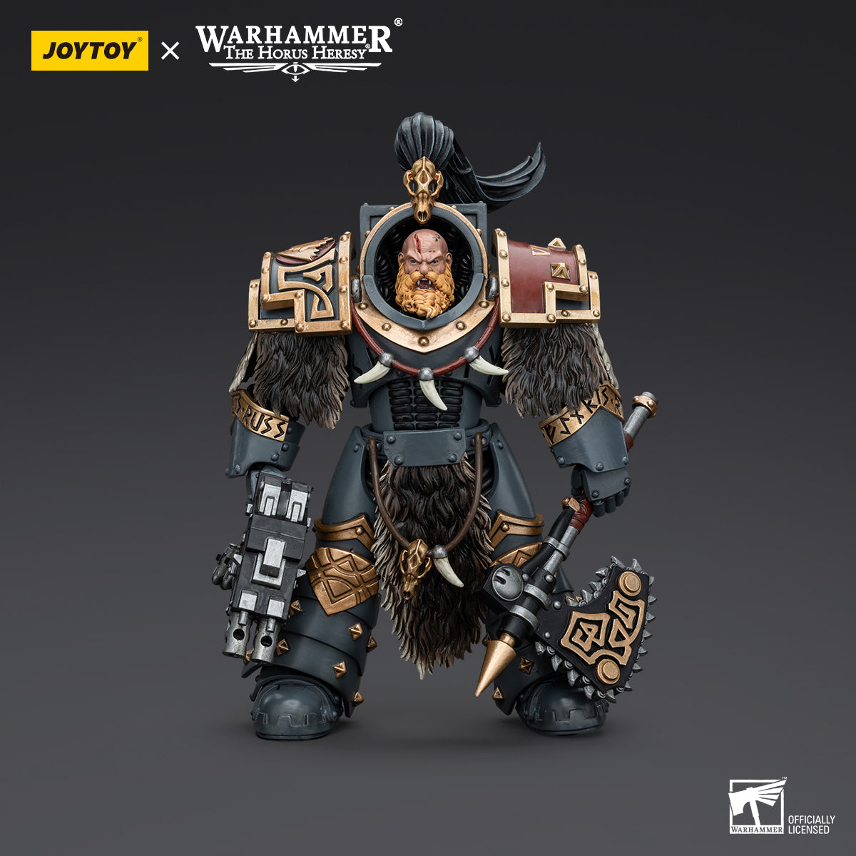 JOYTOY Action Figure 1/18 Space Wolves Varagyr Wolf Guard Squad Varagyr Terminator 3 Model Birthday Gifts 
