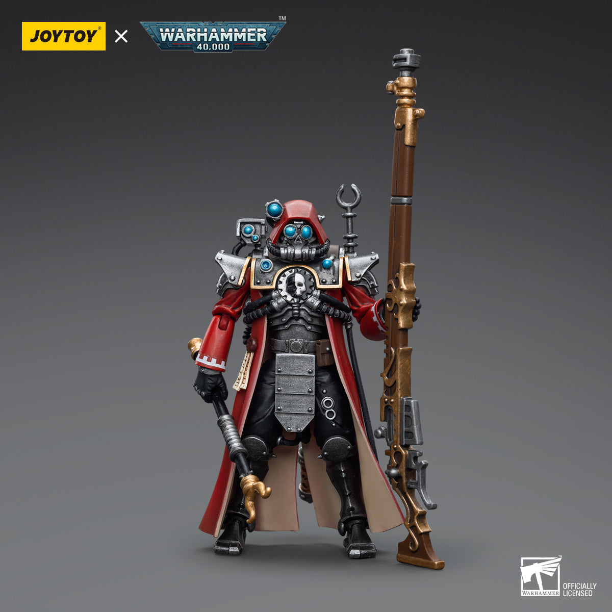 [IN STOCK]JOYTOY Warhammer 40K Action Figure 1/18 Adeptus Mechanicus Skitarii Ranger with Transuranic Arquebus