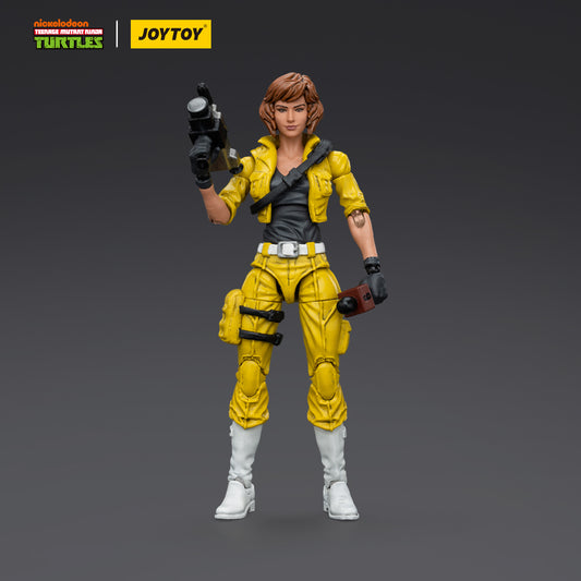 JOYTOY Action Figure 1/18 TMNT-April O'Neil Model Birthday Gifts