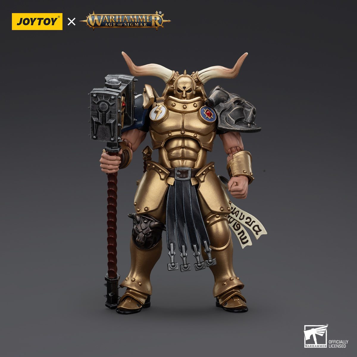 JOYTOY Action Figure 1/18 Warhammer AGE OF SIGMAR -Stormcast Eternals The Blacktalons Rostus Oxenhammer Model Birthday Gifts 