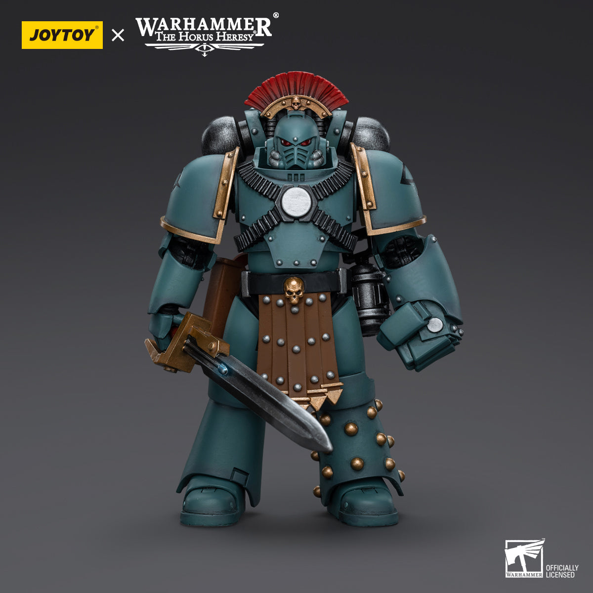 JOYTOY Action Figure 1/18 Sons of Horus MKIV Tactical Squad Sergeant with Power Fist Model Birthday Gifts 