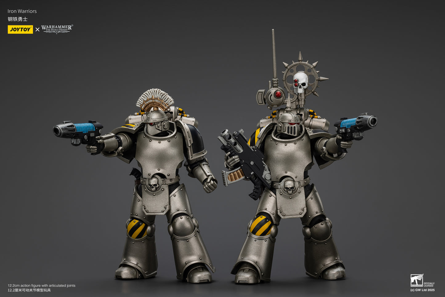 JOYTOY  Warhammer  1/18  Action Figure lron Warriors MKlll Tactical Sergeant and  Legionary