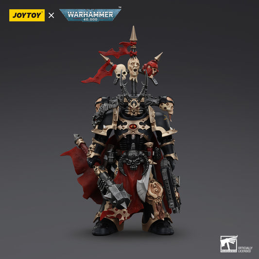 JOYTOY Action Figure 1/18 Warhammer 40k Chosen Champion with Bolter and Power Maul Model Birthday Gifts 