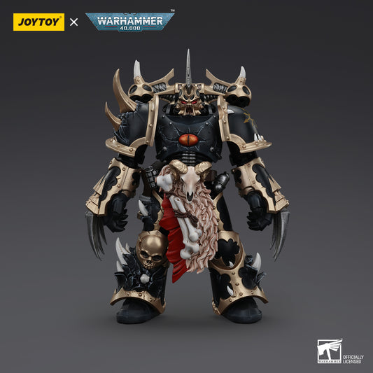 JOYTOY Action Figure 1/18 Warhammer 40k Black Legion Chosen with Lightning Claws Model Birthday Gifts 