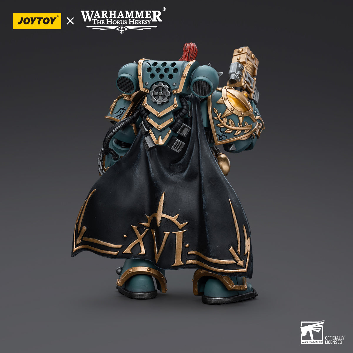JOYTOY Action Figure 1/18 Sons Of Horus Tartaros Terminator Squad Terminator With Heavy Flamer And Chainfist Model Birthday Gifts 