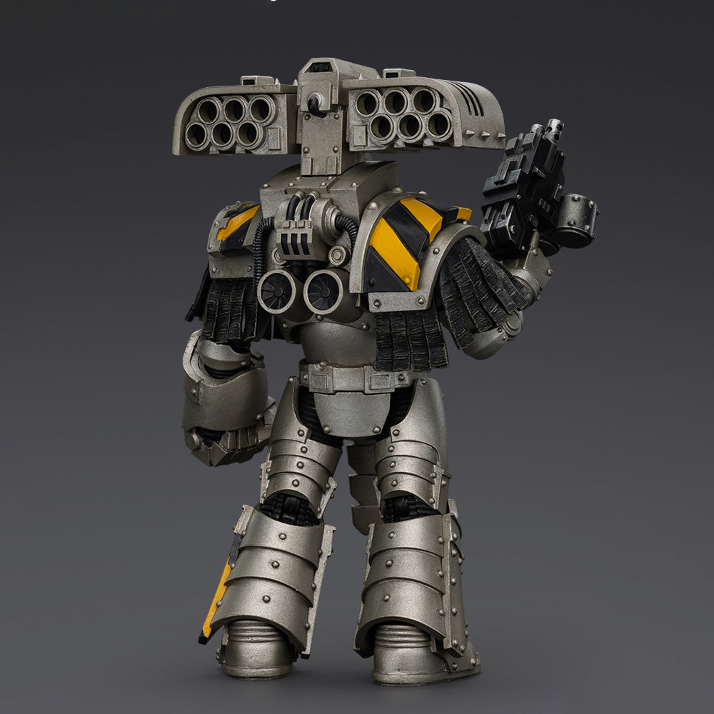 JOYTOY Warhammer 40,000 The Horus Heresy 1/18 Action Figure-Iron Warriors Tyrant Siege Master Terminator with Rocket Launcher Collection Model Birthday Gift