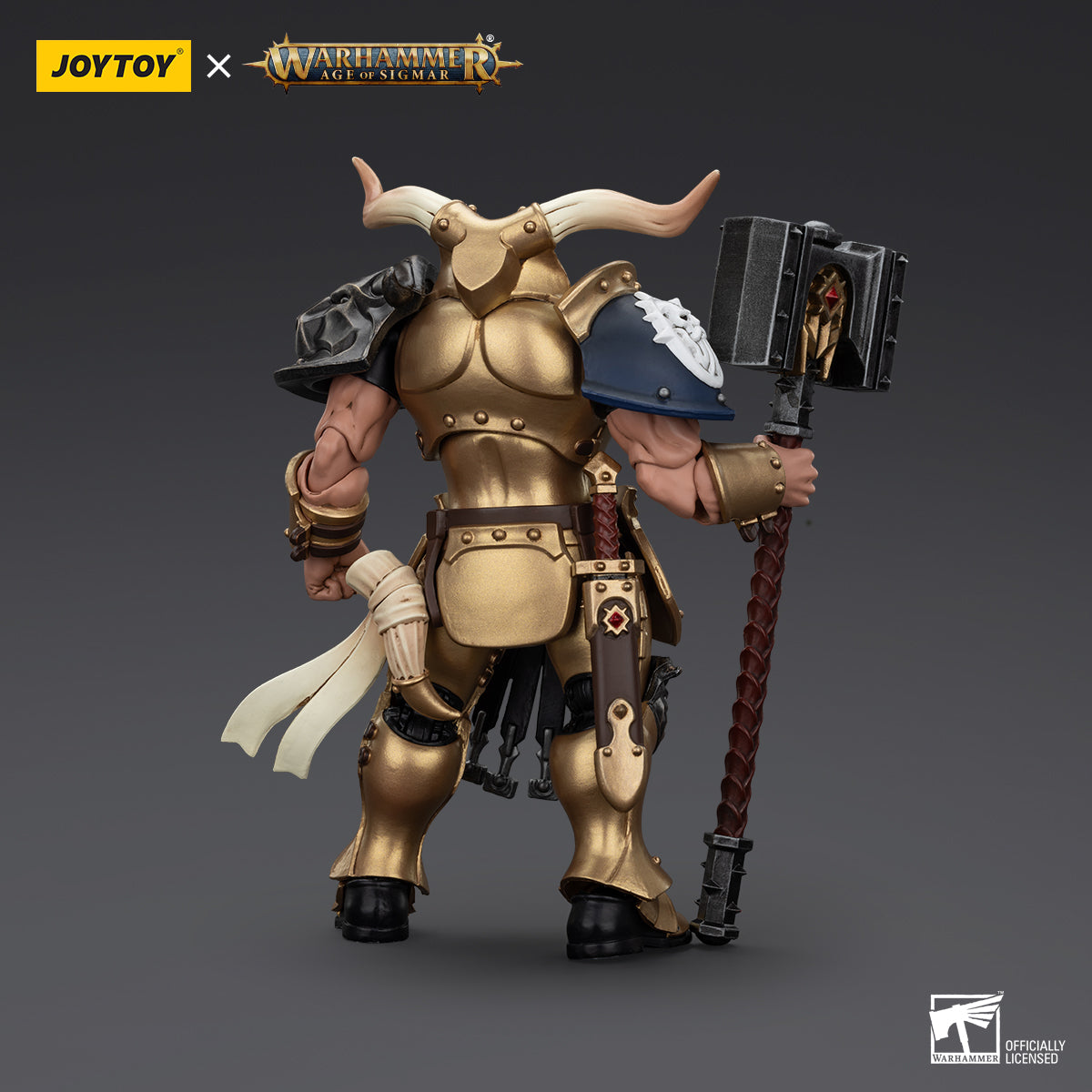 JOYTOY Action Figure 1/18 Warhammer AGE OF SIGMAR -Stormcast Eternals The Blacktalons Rostus Oxenhammer Model Birthday Gifts 