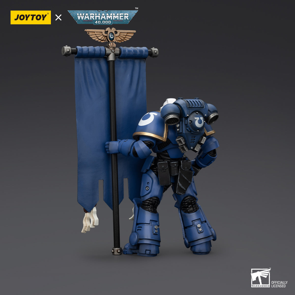 [IN STOCK]JOYTOY Warhammer 40K Action Figure 1/18 Ultramarines Heroes of the Chapter Primaris Ancient Posca