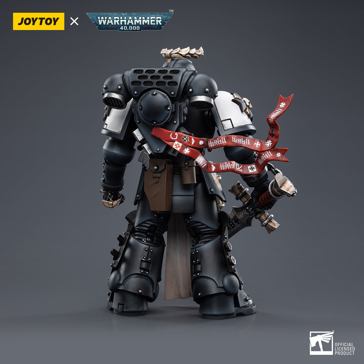 [IN STOCK]JOYTOY Warhammer 40K Action Figure 1/18 Black Templars The Emperors Champion Rolantus
