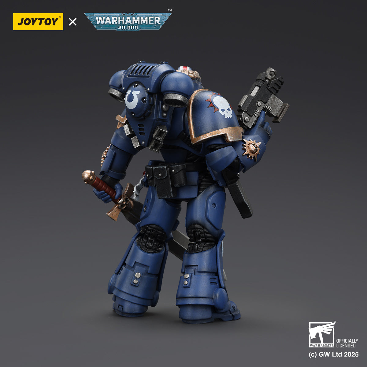[IN STOCK]JOYTOY Warhammer 40K Action Figure 1/18 Ultramarines Primaris Lieutenant Argaranthe JT4065