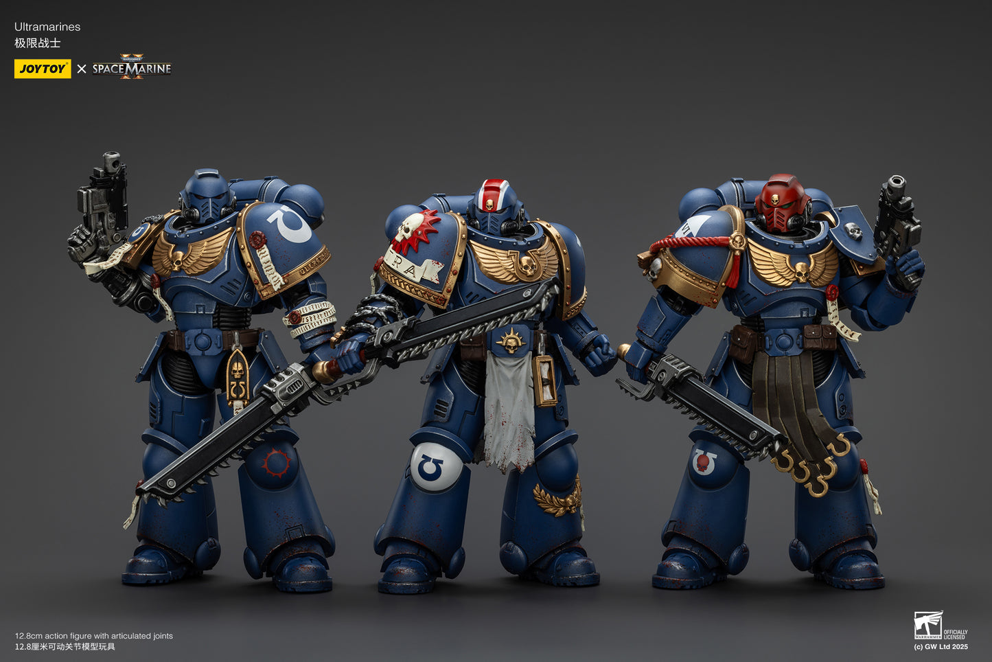 [IN STOCK] JOYTOY Warhammer 40K 1/18 Action Figure Ultramarines Titus-Collectors Edition Calgar Anime Military Model Toys Gifts