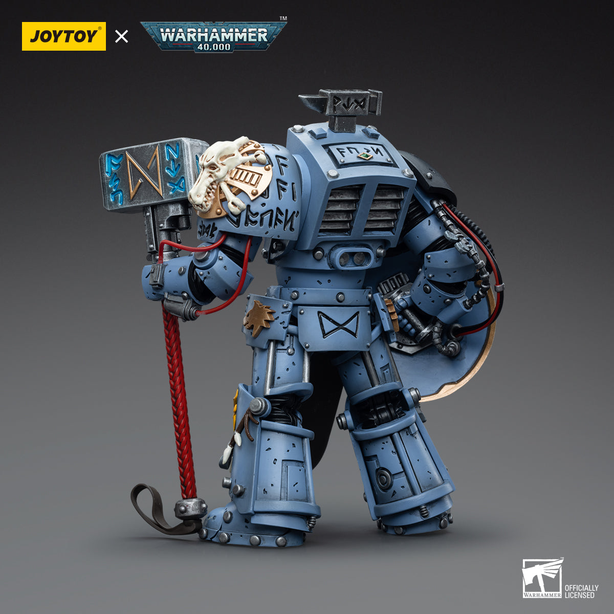 JOYTOY Action Figure 1/18 Space Wolves Arjac Rockfist Model Birthday Gifts 
