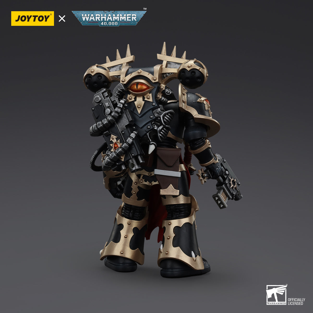 [IN STOCK]JOYTOY Warhammer 40K Action Figure 1/18 Chaos Space Marines Black Legion Chosen with Bolt Pistol and Power Fist