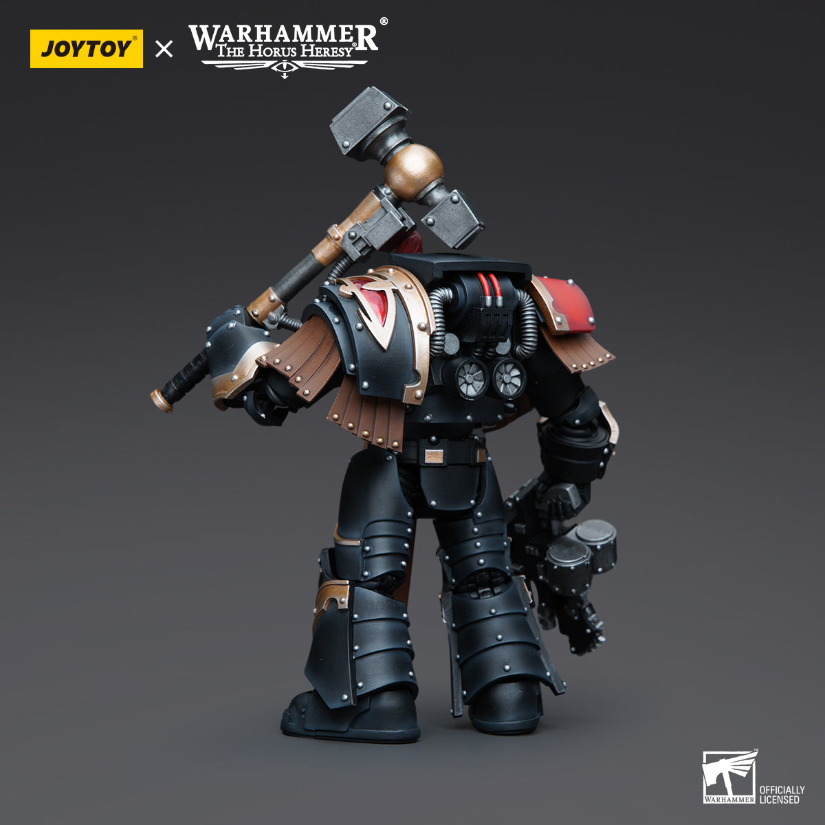 JOYTOY Action Figure 1/18 Sons of Horus Justaerin Terminator Squad Justaerin with Thunder Hammer Model Birthday Gifts 