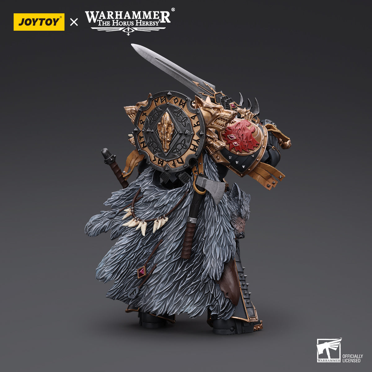 [IN STOCK]JOYTOY Warhammer 40K Action Figure 1/18 Space Wolves Leman Russ Primarch of the VIth Legion